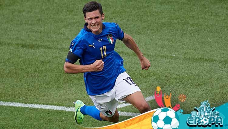 Matteo Pessina mengakui gol kilat Luke Shaw di permulaan final Euro 2020 membuat Italia sempat gentar akibat tidak terbiasa tertinggal. - INDOSPORT