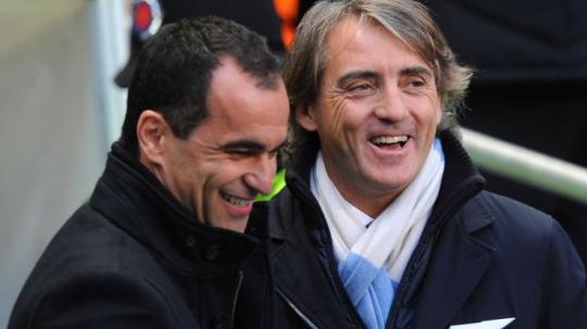 Roberto Martinez dan Roberto Mancini.