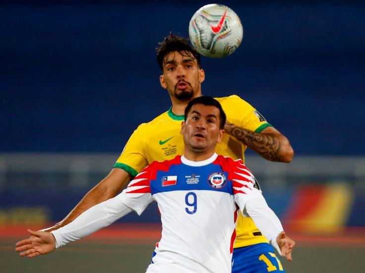 Pertandingan Copa America Brasil vs Chile. Copyright: Wagner Meier/Getty Images