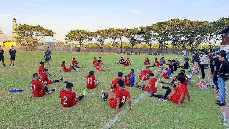 Skuat klub Liga 1 PSM Makassar saat berlatih di BSC - INDOSPORT
