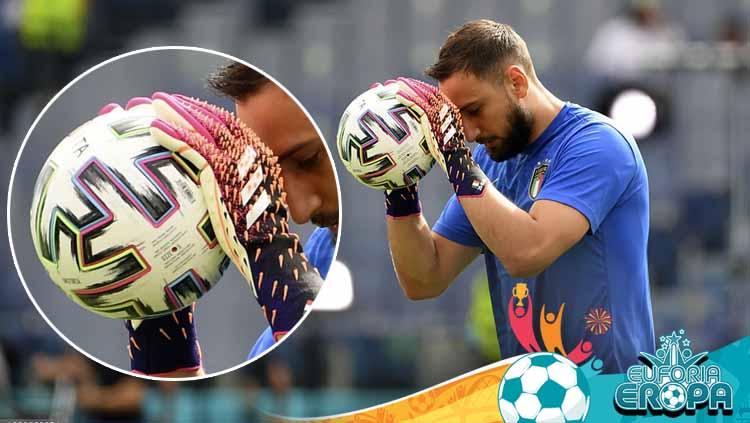 Keberhasilan Italia menyabet gelar juara Euro 2020 tak lepas dari naungan Dewi Fortuna dalam wujud sang kiper, Gianluigi Donnarumma.
