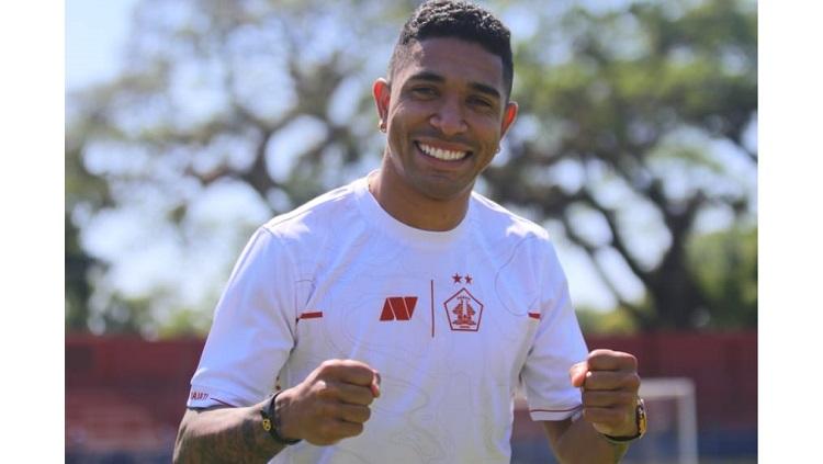 Pemain asing baru Persik Kediri, Dionatan Machado.
