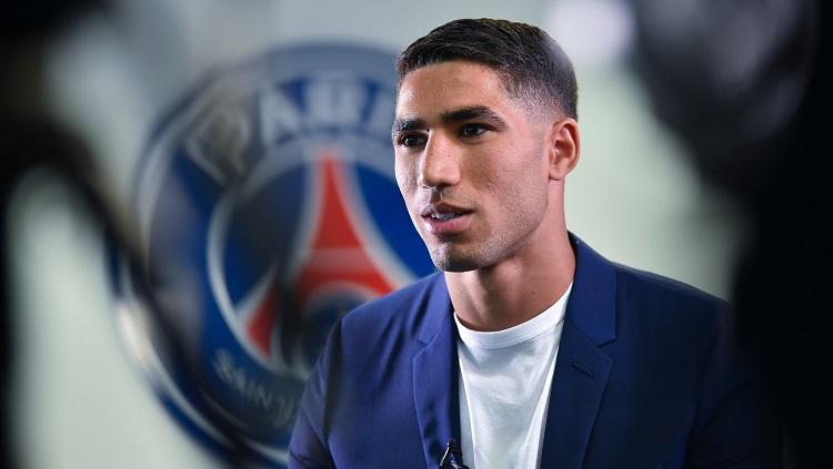 Achraf Hakimi resmi bergabung dengan Paris Saint-Germain Copyright: Twitter @PSG_Inside