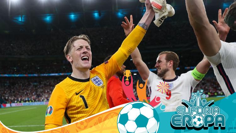 Timnas Inggris melaju ke final Euro 2020. - INDOSPORT