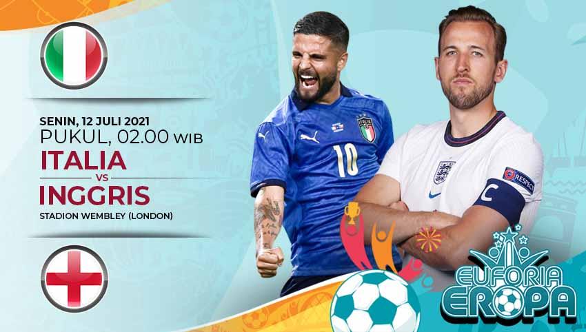 Pertandingan antara Italia vs Inggris (Euforia Eropa).