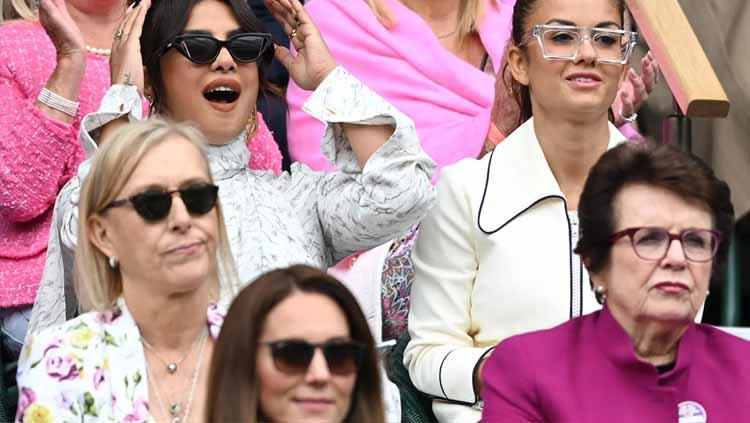 Priyanka Chopra Jonas nonton WImbledon 2021