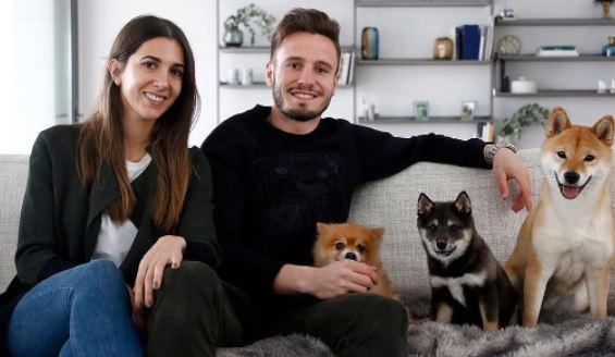 Saul Niguez dan Yaiza Copyright: Instagram