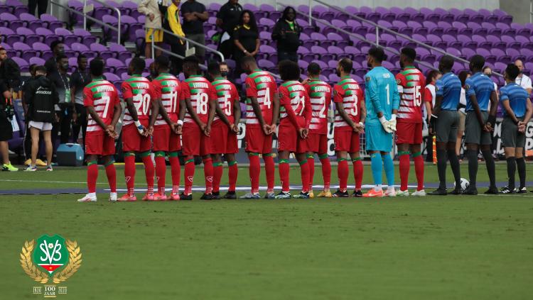 Timnas Suriname debut di Gold Cup 2021 Copyright: twitter.com/OfficialSVB1920