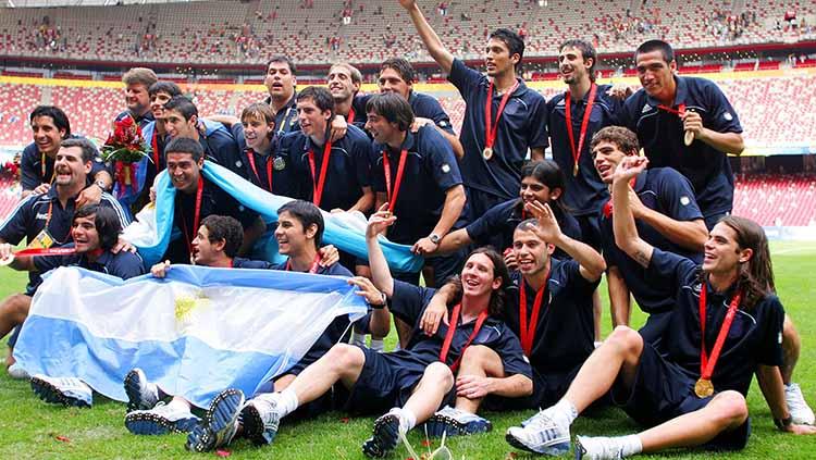 Diperkuat Lionel Messi, Argentina sukses merebut medali emas di Olimpiade 2008. Bagaimana kabar skuat bertabur bintang asuhan Sergio Batista itu sekarang? - INDOSPORT