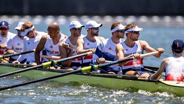 Tim dayung Britania Raya di Olimpiade Tokyo 2020.