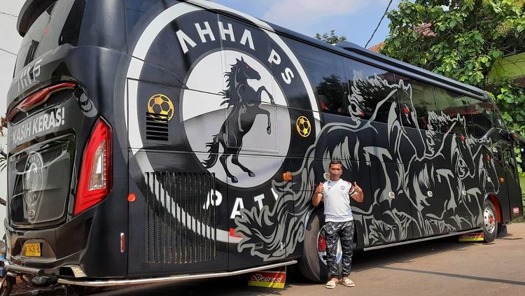 Bus baru AHHA PS Pati. - INDOSPORT