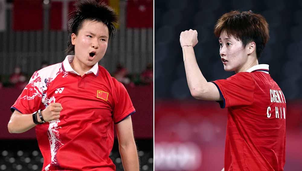 He Bing Jiao dan Chen Yufei.
