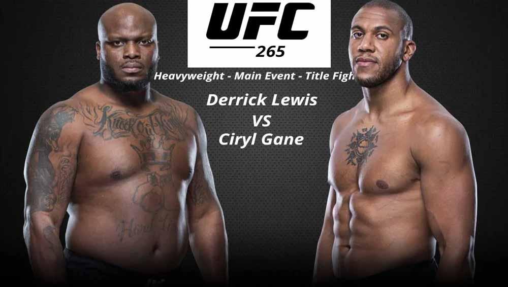 Derrick Lewis vs Ciryl Gane di UFC 265.