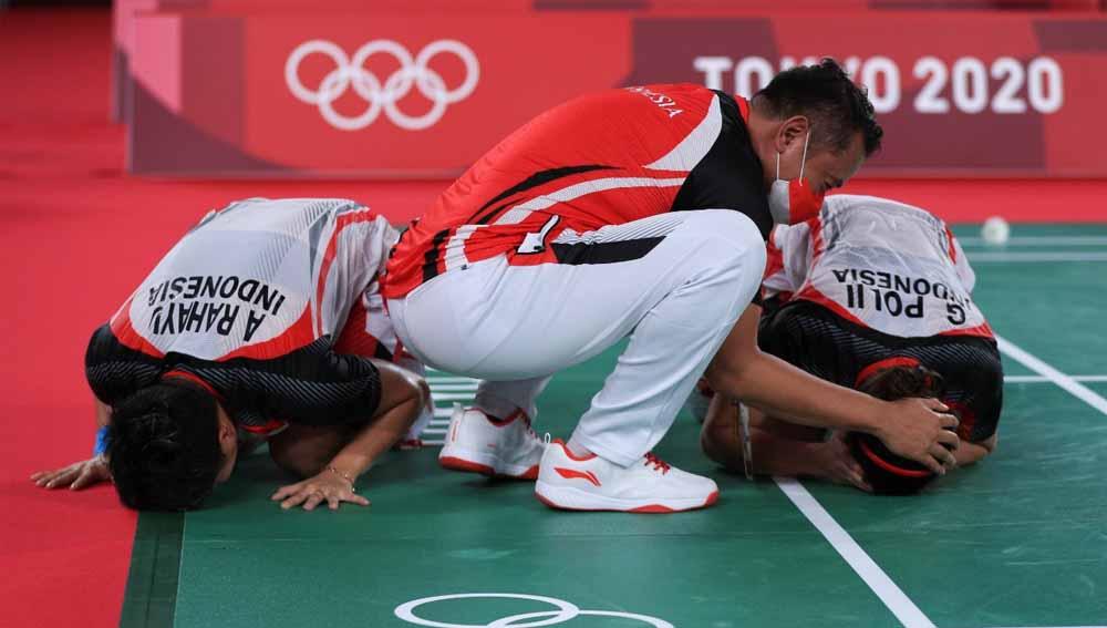 Greysia Polii/Apriyani Rahayu, peraih mendali emas di Olimpiade Tokyo 2020.