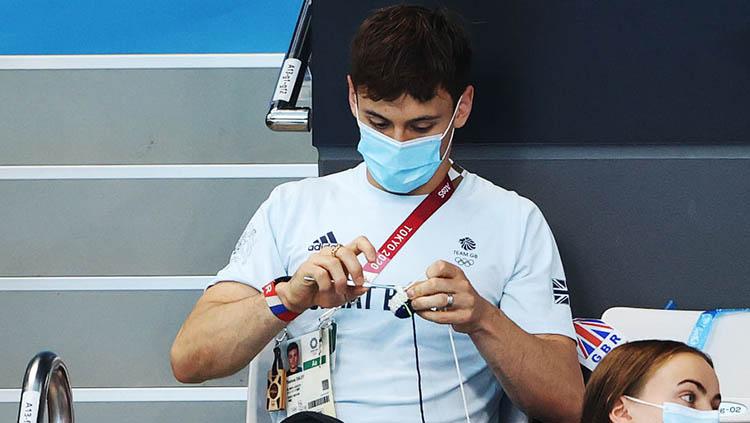 Atlet loncat Indah dari Britania Raya, Tom Daley.