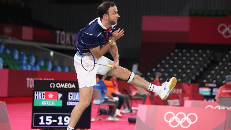 Kevin Cordon, pebulutangkis putra asal Guatemala yang melangkah hingga ke babak semifinal Olimpiade Tokyo 2020