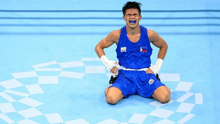 Petinju Filipina di Olimpiade Tokyo 2020, Carlo Paalam. - INDOSPORT