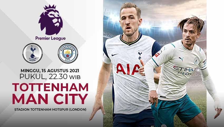 Pertandingan antara Tottenham Hotspur vs Manchester City (Liga Primer). - INDOSPORT
