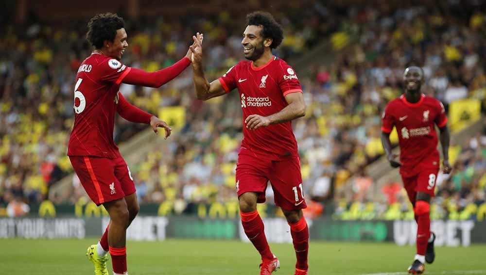 Berikut top skor Liga Inggris 2021/22 hingga Senin (13/12/21), dimana bomber Liverpool Mohamed Salah masih kokoh di puncak dengan torehan 14 golnya.