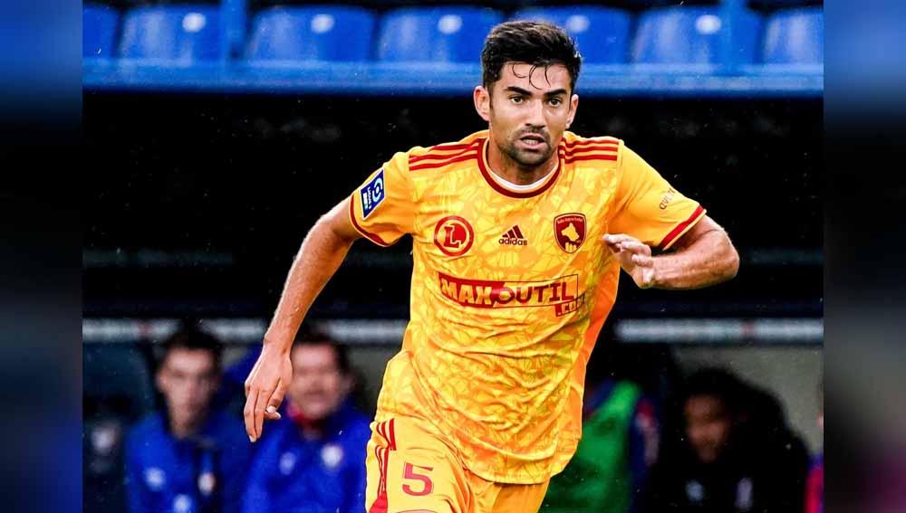 Enzo Zidane, putra tertua Zinedine Zidane saat berseragam Rodez AF.