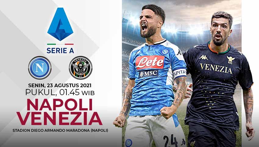 Duel Venezia melawan Napoli akan tersaji pada pekan ke-24 Liga Italia 2021-2022, Minggu (06/02/22), pukul 21.00 WIB. - INDOSPORT