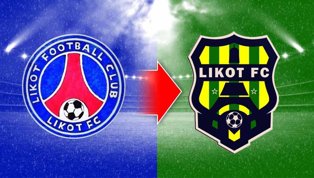 Perubahan logo klub Liga 3, Likot FC. - INDOSPORT