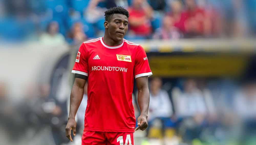 Pemain Union Berlin, Taiwo Awoniyi, eks Liverpool yang diincar Newcastle United. (Foto: Harry Langer/DeFodi Images via Getty Images)