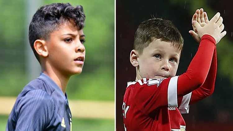 Cristiano Ronaldo Jr dan Kai Rooney jadi rekan setim di Man United