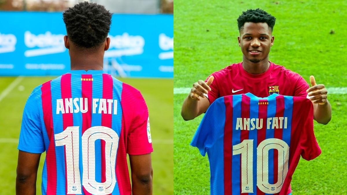 Ansu Fati Warisi No 10 Lionel Messi - INDOSPORT