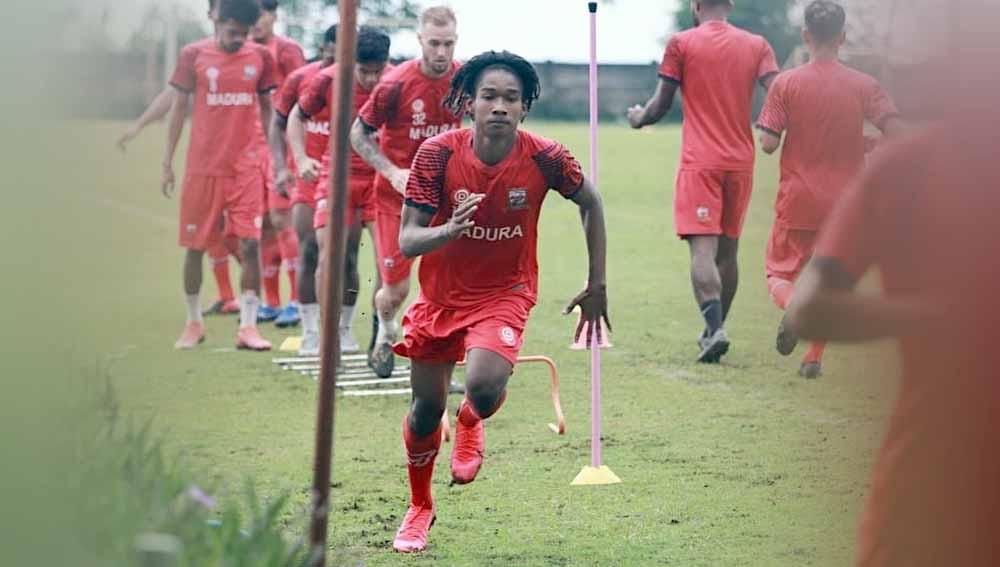 Ronaldo Kwateh, pemain Madura United dan Timnas Indonesia U-18. - INDOSPORT