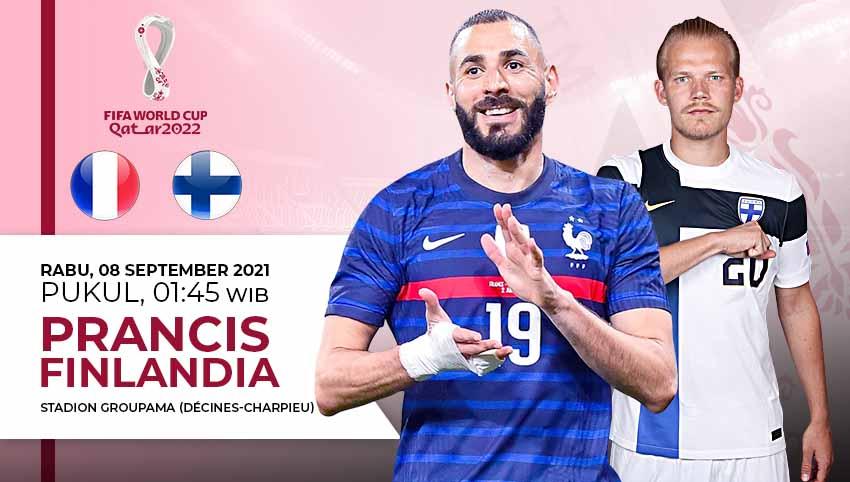 Pertandingan antara Prancis vs Finlandia (Kualifikasi PD Eropa).