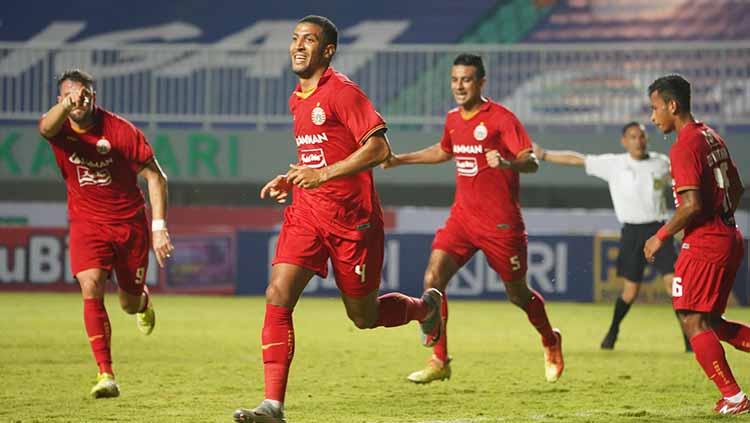Bek Persija Jakarta, Yann Motta tak sabar untuk tampil melawan Persib Bandung dipekan ke-12 Liga 1 2021, Sabtu (20/11/21). - INDOSPORT