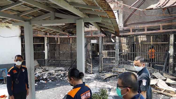 Lapas Tangerang yang terbakar