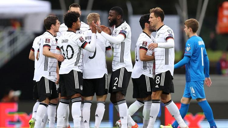Jerman dan Denmark menjadi dua negara yang telah berhasil memastikan kelolosan mereka ke Piala Dunia 2022 selain Qatar. - INDOSPORT