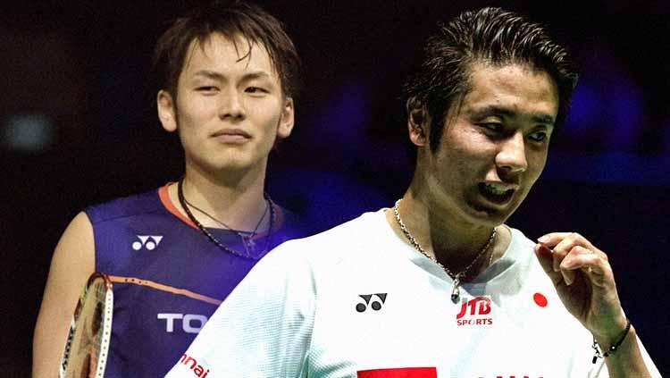 Takeshi Kamura (kiri) dan Hiroyuki Endo (kanan), keduanya memutuskan mundur dari tim nasional Jepang