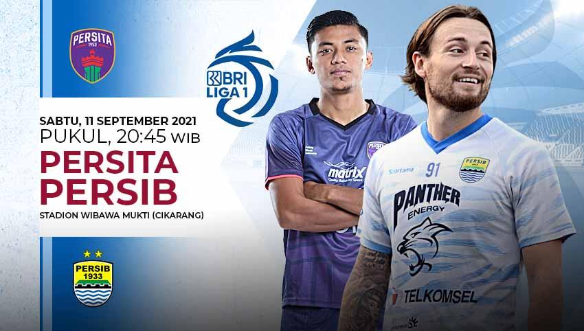 Pertandingan antara Persita Tangerang vs Persib Bandung (Liga 1 BRI).