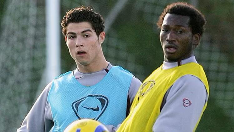 Cristiano Ronaldo dan Eric Djemba-Djemba