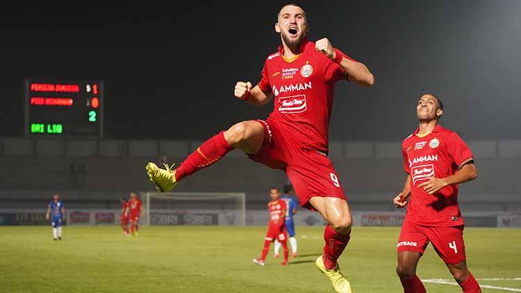 Bomber Persija Jakarta, Marko Simic sudah menorehkan 50 gol bersama Persija Jakarta.