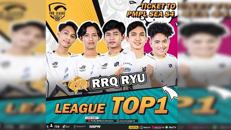 Selama mengarungi kompetisi eSprots PUBG Mobile Pro League (PMPL) Indonesia Season 4, RRQ Ryu yang diperkuat Nerpehko, Valdemort, Mort, dan Asaa tampil dominan. - INDOSPORT