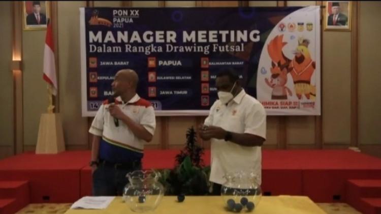 Pengundian grup disiplin olahraga futsal PON XX. - INDOSPORT