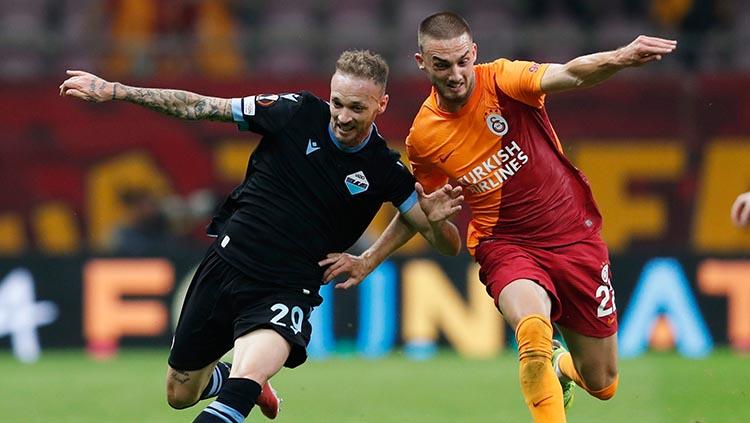Galatasaray vs Lazio di Liga europa.