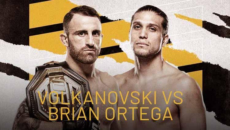 Alexander Volkanovski vs Brian Ortega di UFC 266 - INDOSPORT