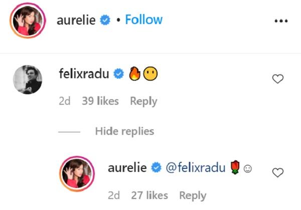 Komentar netizen di akun Instagram milik Aurelie Moeremans. Copyright: instagram.com/@aurelie