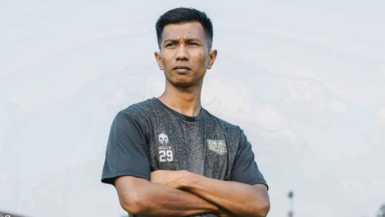 Suhandi, pemain baru Dewa United FC.
