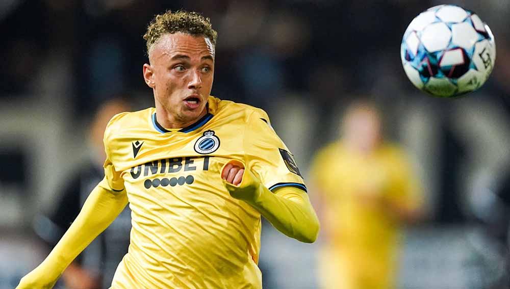 Noa Lang, pemain Club Brugge yang bisa dilirik Liverpool di bursa transfer.