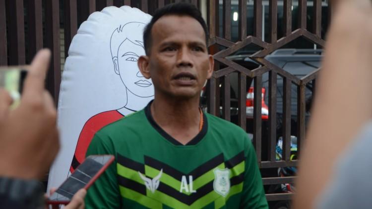 Pelatih kepala PSMS Medan, Ansyari Lubis.