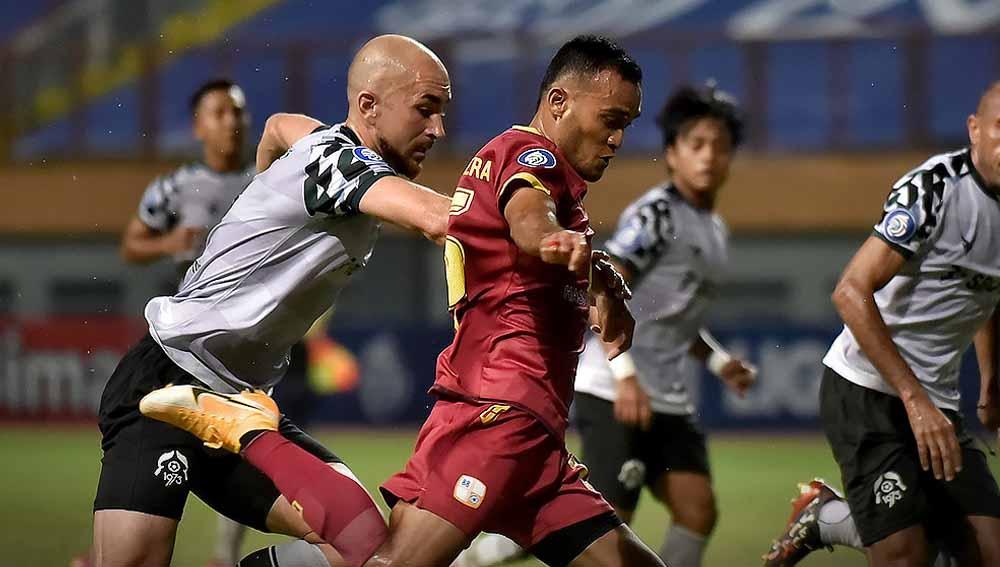 Laga pertandingan antara Barito Putera vs Persikabo di BRI Liga 1. - INDOSPORT