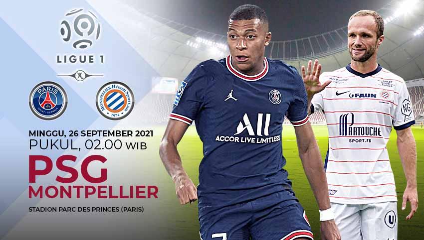 Pertandingan antara Paris Saint-Germain vs Montpellier HSC (Ligue 1). - INDOSPORT