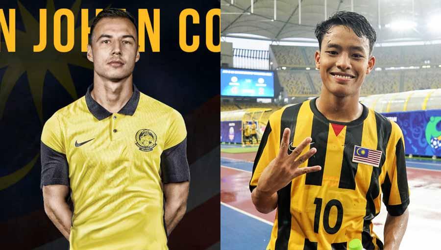 Pemain Timnas Malaysia, Dion Cools dan Luqman Hakim Copyright: vocketfc/juiceonline