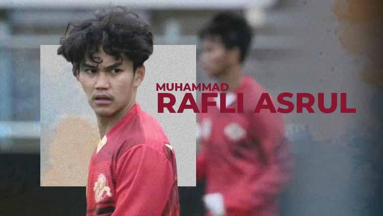 Muhammad Rafli Asrul, pemain jebolan Garuda Select yang juga menjadi bagian dari PSM Makassar saat juara Liga 1 2022-2023.